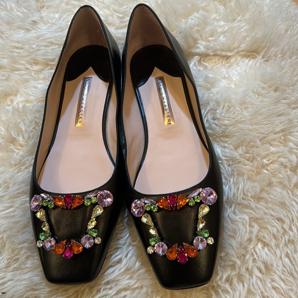 Sophia Webster with embellishments shoes in black size 40 1/2